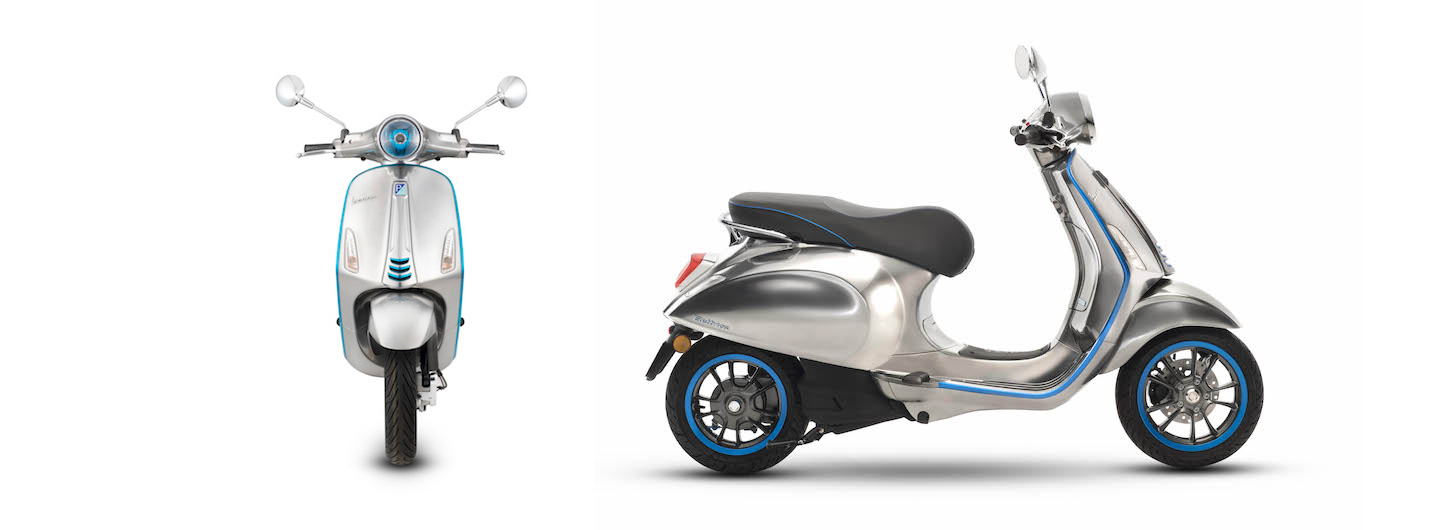 Vespa Begins Electric Scooter Production