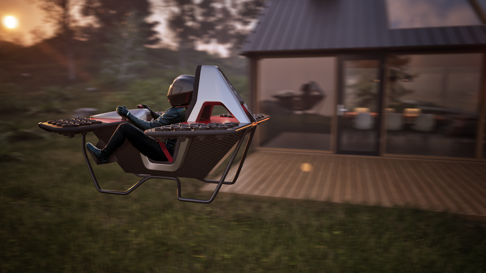 This ‘flying jetbike’ looks like an excellent way to die